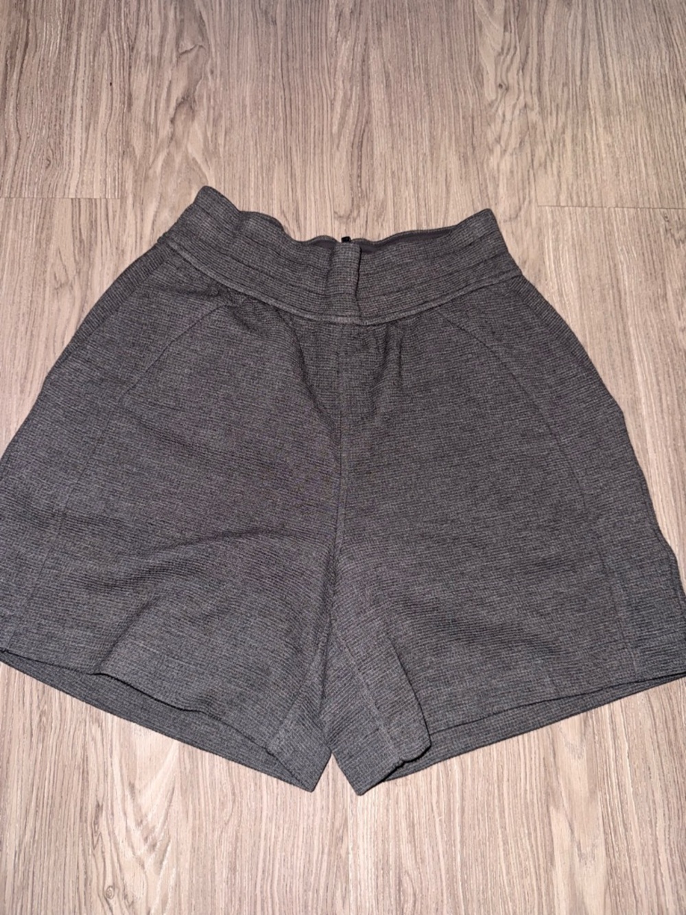 lululemon athletica High-Waist Charcoal Knit Shorts